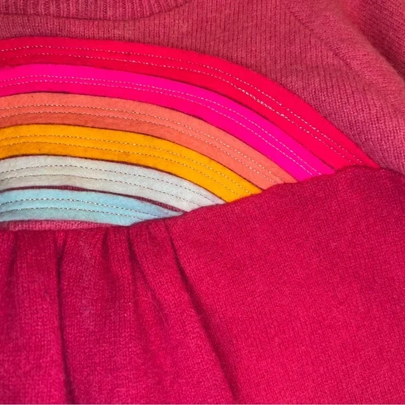 Boutique Rainbow Sweater Dress - Picture 2 of 2